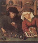 Quentin Massys The Moneylender and His Wife Sweden oil painting reproduction